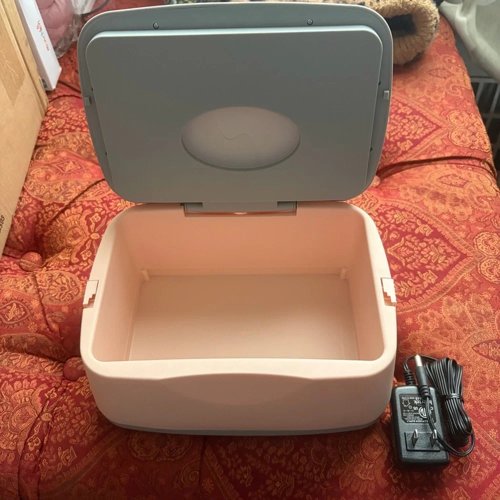 GoGo Pure Baby Wet Wipes Warmer & Dispenser MWW-003 New Open Box Pink Electric